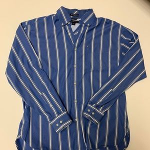 Tommy Hilfiger 80s two-ply Button Up Blue